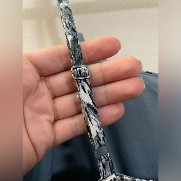 Wild Fable Silver‎ Blue Rose Floral Mini Dress - XS - Picture 8 of 12